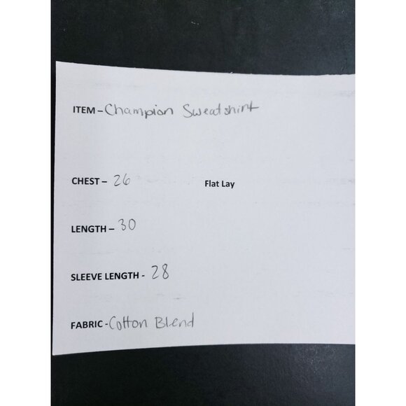 Champion Crew Sweatshirt Men's Size XL Gray - Picture 8 of 8